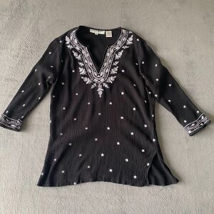 Women's Cathy Daniels 3/4 Sleeve Tunic Size S